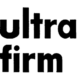 ULTRA FIRM logo