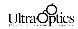 ULTRA OPTICS THE ULTIMATE IN EYE WEAR ...ANYWHERE. logo