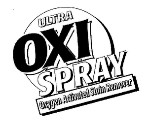 ULTRA OXI SPRAY OXYGEN ACTIVATED STAIN REMOVER logo