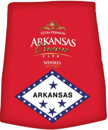 ULTRA PREMIUM ARKANSAS CROWN CLUB WHISKEY logo