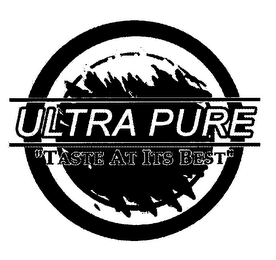 ULTRA PURE "TASTE AT ITS BEST" logo