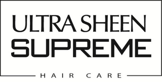 ULTRA SHEEN SUPREME HAIR CARE logo