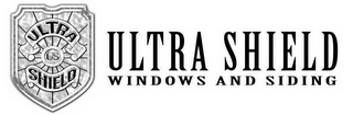 ULTRA SHIELD WINDOWS AND SIDING logo