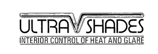 ULTRA V SHADES INTERIOR CONTROL OF HEAT AND GLARE logo