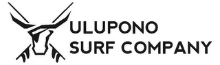 ULUPONO SURF COMPANY logo