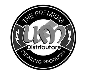UM DISTRIBUTORS THE PREMIUM DETAILING PRODUCTS logo