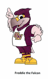 UM FREDDIE THE FALCON logo