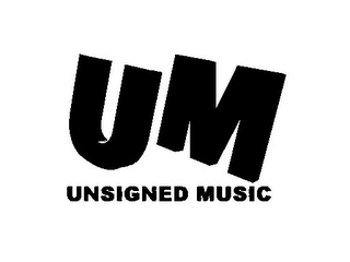 UM UNSIGNED MUSIC logo