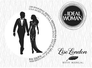 UMA MULHER IDEAL UNA MUJER IDEAL UNA DONNA IDEALE EINE IDEALE FRAU AN IDEAL WOMAN LISE LONDON WITH MANUAL logo