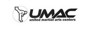 UMAC UNITED MARTIAL ARTS CENTER logo