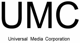 UMC UNIVERSAL MEDIA CORPORATION logo