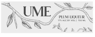 UME PLUM LIQUEUR 17% ALC BY VOL 750 ML logo