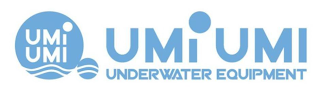 UMI UMI UMI UMI UNDERWATER EQUIPMENT logo
