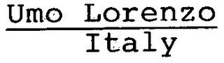 UMO LORENZO ITALY logo