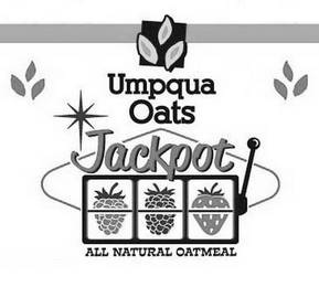 UMPQUA OATS JACKPOT ALL NATURAL OATMEAL logo