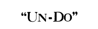 "UN-DO" logo