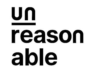 UN REASON ABLE logo