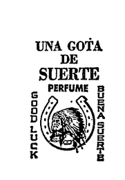 UNA GOTA DE SUERTE PERFUME GOOD LUCK BUENA SUERTE logo