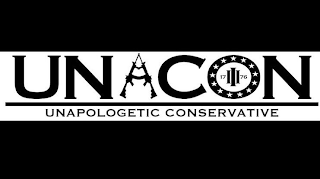 UNACON UNAPOLOGETIC CONSERVATIVE III 1776 logo