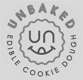 UNBAKED EDIBLE COOKIE DOUGH logo