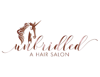 UNBRIDLED A HAIR SALON logo