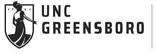 UNC GREENSBORO 1891 logo