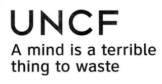 UNCF A MIND IS A TERRIBLE THING TO WASTE logo