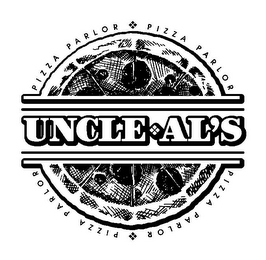UNCLE AL'S PIZZA PARLOR PIZZA PARLOR PIZZA PARLOR PIZZA PARLOR logo