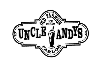 UNCLE ANDY'S OLD FASHION ICE CREAM PARLOR logo