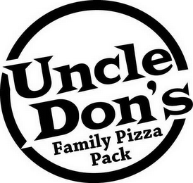 UNCLE DON'S FAMILY PIZZA PACK logo