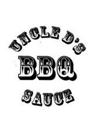 UNCLE D'S BBQ SAUCE logo