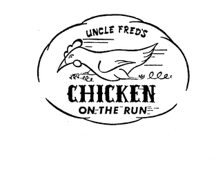 UNCLE FRED'S CHICKEN ON THE RUN logo