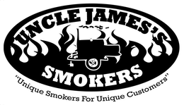 UNCLE JAMES'S SMOKERS ''UNIQUE SMOKERS FOR UNIQUE CUSTOMERS'' logo