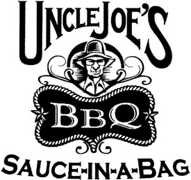UNCLE JOE'S BBQ SAUCE-IN-A-BAG logo