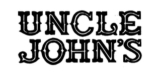 UNCLE JOHN'S logo
