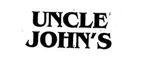 UNCLE JOHN'S logo