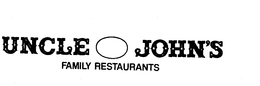 UNCLE JOHN'S FAMILY RESTAURANTS logo