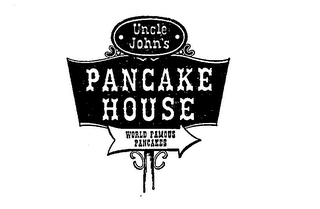 UNCLE JOHN'S PANCAKE HOUSE WORLD FAMOUS PANCAKES logo