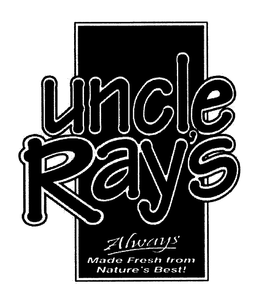 UNCLE RAY'S ALWAYS MADE FRESH FROM NATURE'S BEST! logo