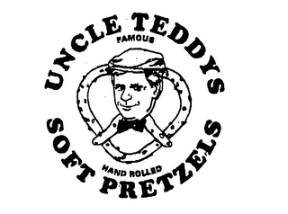UNCLE TEDDYS FAMOUS HAND ROLLED SOFT PRETZELS logo