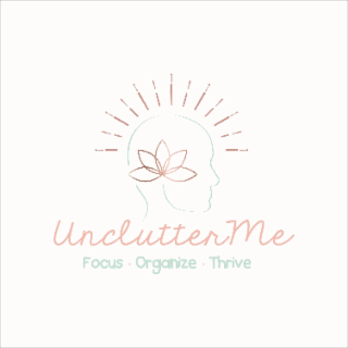 UNCLUTTERME FOCUS ∙ ORGANIZE ∙ THRIVE logo