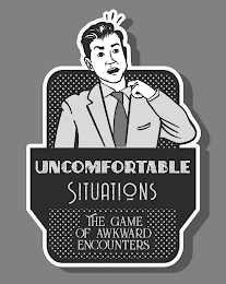 UNCOMFORTABLE SITUATIONS THE GAME OF AWKWARD ENCOUNTERS logo