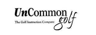 UNCOMMON GOLF THE GOLF INSTRUCTION COMPANY logo
