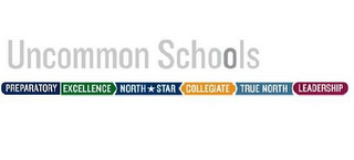 UNCOMMON SCHOOLS PREPARATORY EXCELLENCE NORTH STAR COLLEGIATE TRUE NORTH LEADERSHIP logo