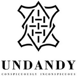 UNDANDY CONSPICUOUSLY INCONSPICUOUS logo