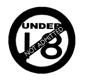UNDER 18 NOT ADMITTED logo