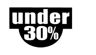 UNDER 30% logo