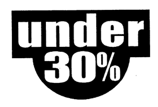 UNDER 30% logo