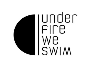 UNDER FIRE WE SWIM logo