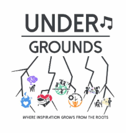 UNDER GROUNDS WHERE INSPIRATION GROWS FROM THE ROOTS logo
